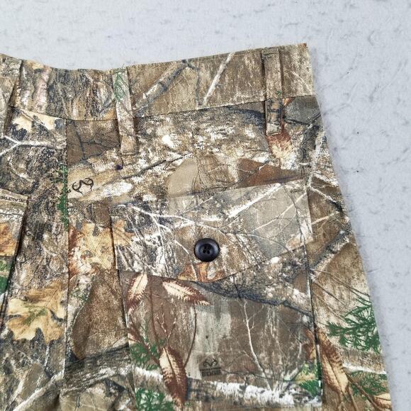 Realtree Staghorn Creek Shorts Mens 28 Camo Realtree Edge Hunting Outdoors - Picture 8 of 15